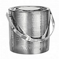 Waterford Crystal Marquis Vintage Stainless Steel Ice Bucket w/ Tongs
